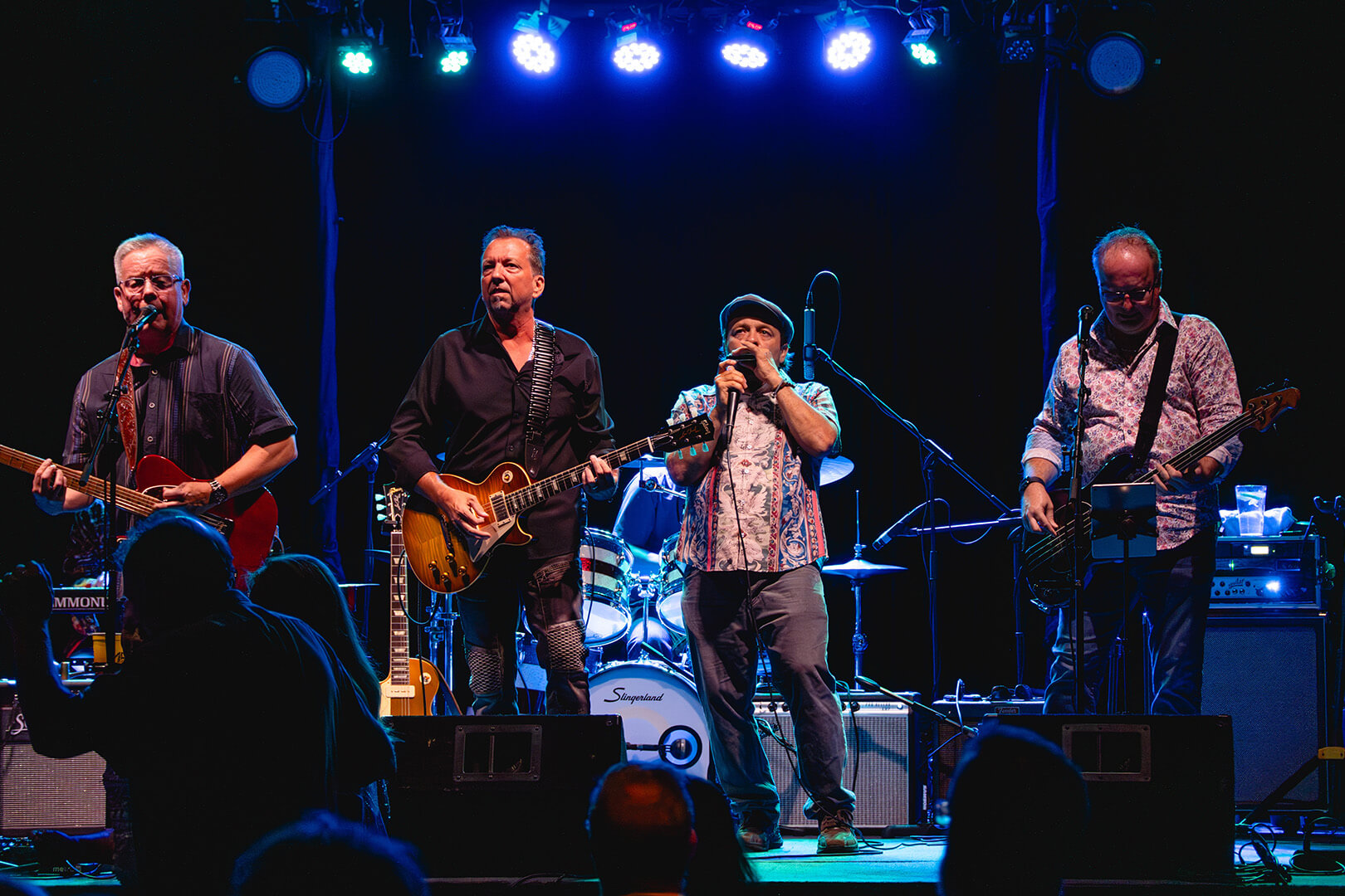 Band performing at The Adelphia